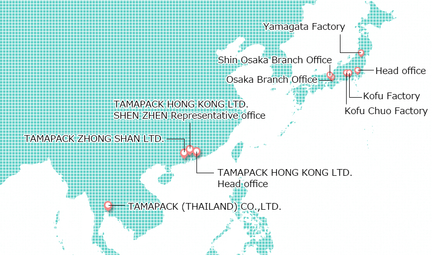 Overseas bases(Affiliated Companies)